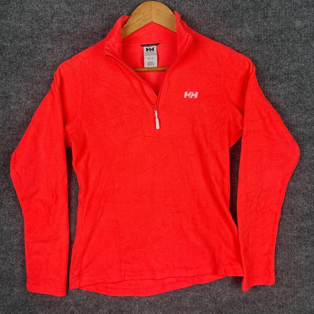 Helly Hansen Daybreaker‎ 1/2 Zip Fleece Pullover Womens XS Hot Pink Polartec